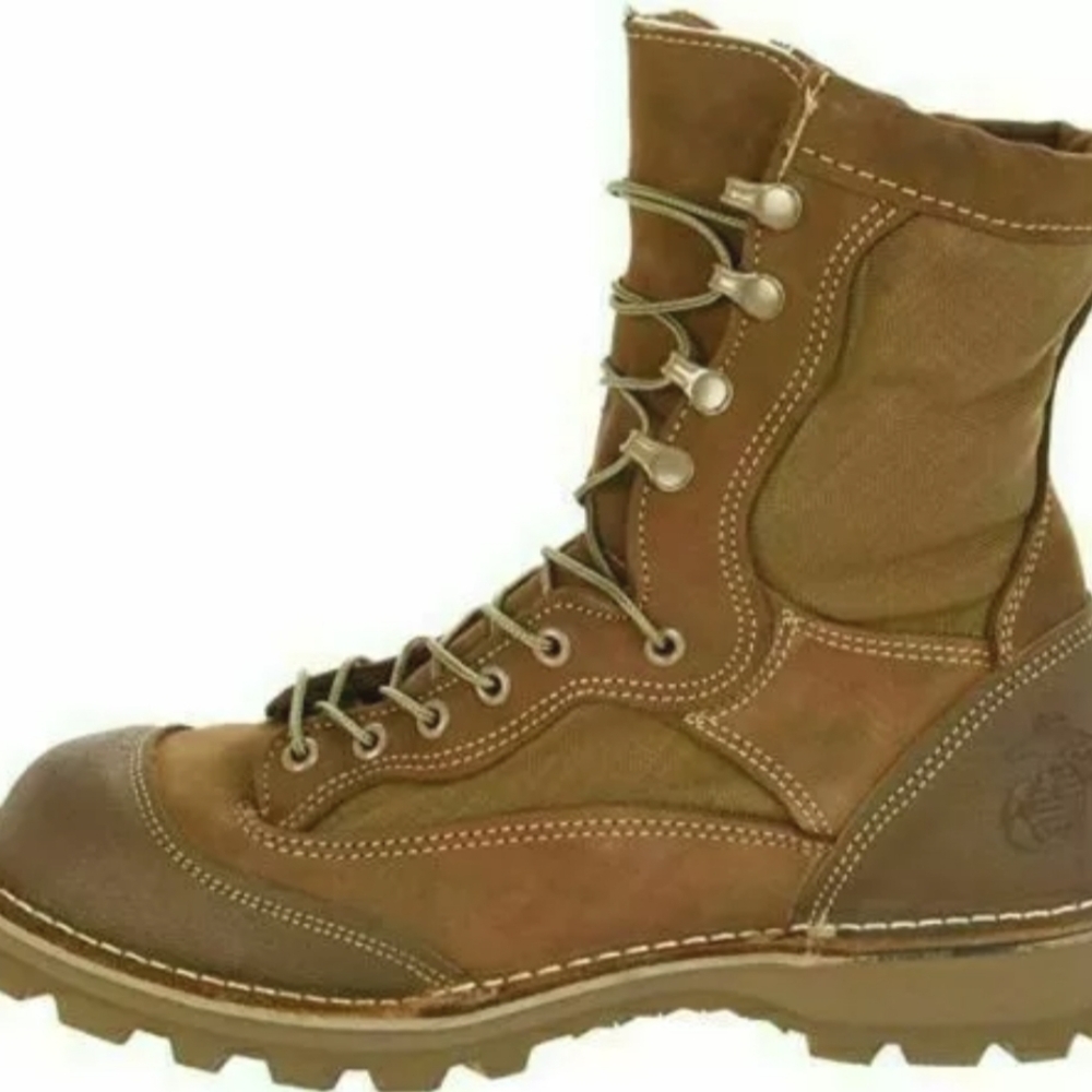 Men's Tan Tactical Boots - Picture 3 of 7